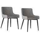 !nspire Bianca 202-086GY/BK Dining Chair - Grey and Black Leg IMAGE 6