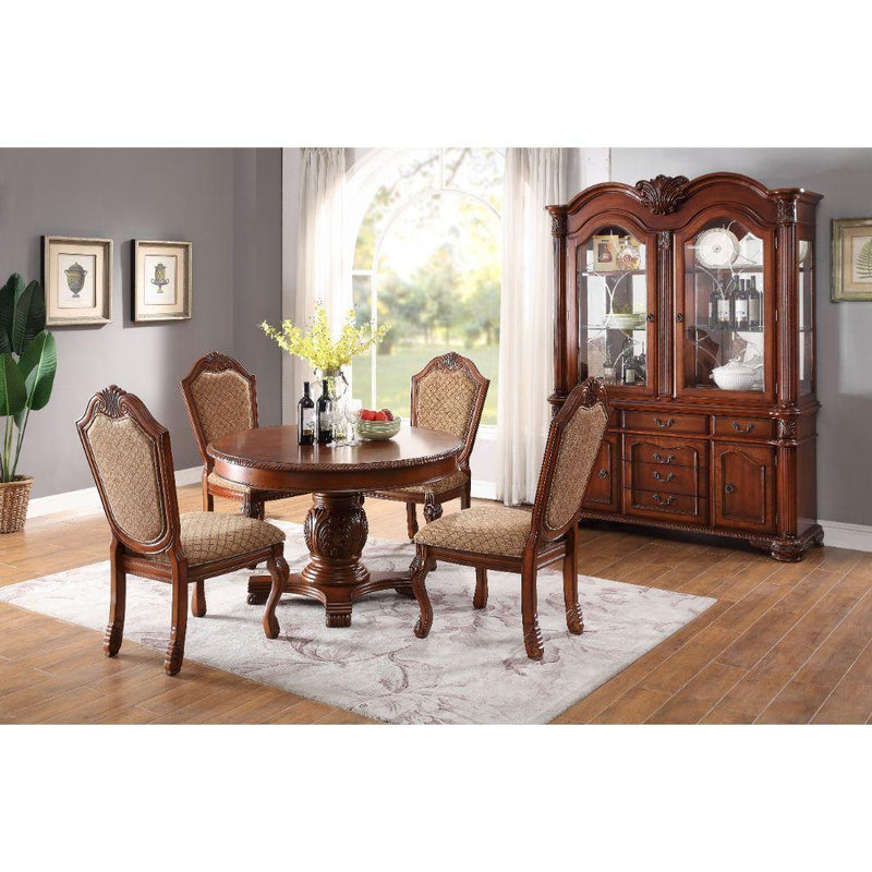 Acme Furniture Round Chateau De Ville Dining Table with Pedestal Base 64170 IMAGE 10