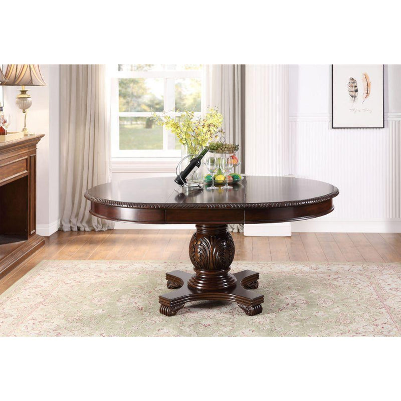 Acme Furniture Round Chateau De Ville Dining Table with Pedestal Base 64175 IMAGE 9