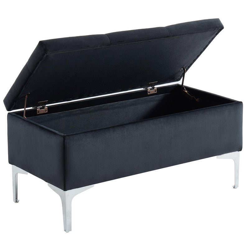 !nspire Clare Storage Bench 402-530BK/CH IMAGE 2