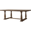 Acme Furniture Bernard 66185 Dining Table - Weathered Oak IMAGE 1
