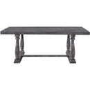 Acme Furniture Bernard 66190 Dining Table - Weathered Grey IMAGE 1