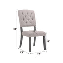 Acme Furniture Bernard 66192 Side Chair - Weathered Grey IMAGE 2