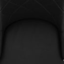 !nspire Devo 202-087BK Dining Chair - Black and Chrome IMAGE 6