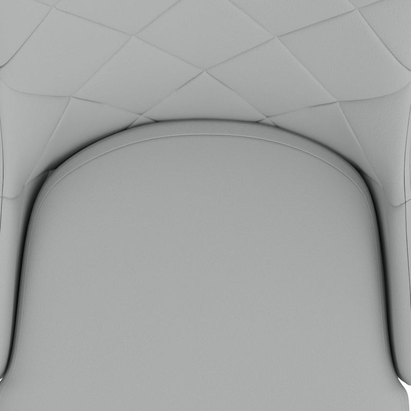 !nspire Devo 202-087LG Dining Chair - Light Grey and Chrome IMAGE 6