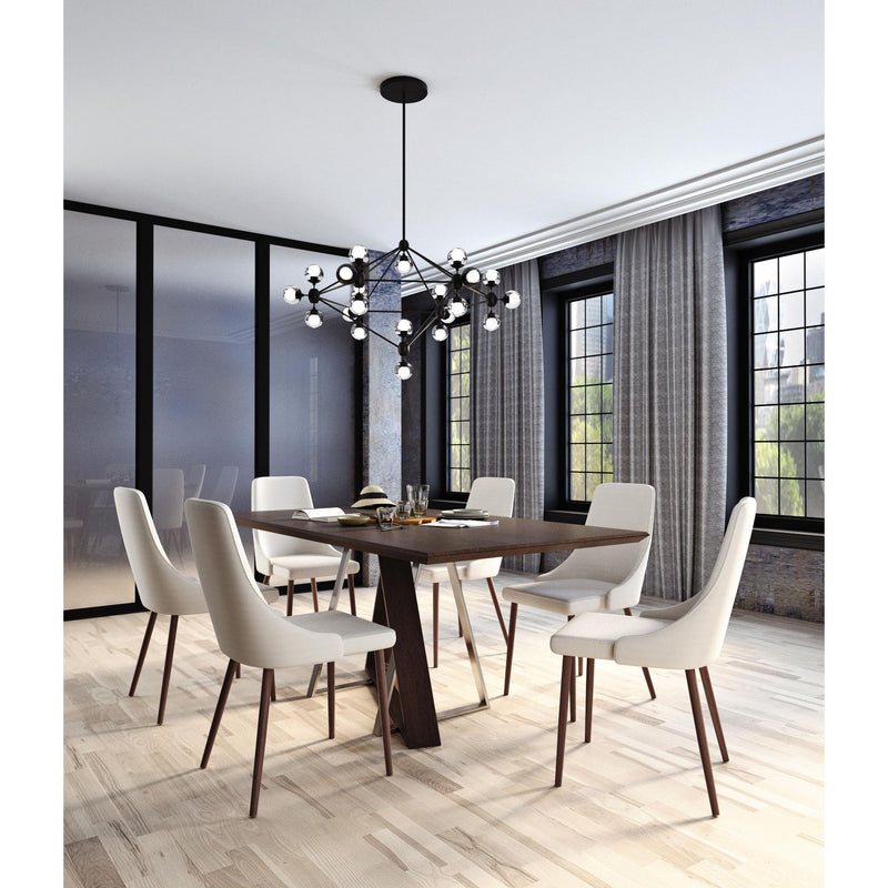 Worldwide Home Furnishings Drake/Cora 7 pc Dinette 207-219_182BG IMAGE 1