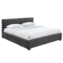 !nspire Emilio 101-633K-CH 78" King Platform Bed w/Drawers - Charcoal IMAGE 1