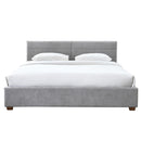 !nspire Emilio 101-633K-LG 78" King Platform Bed w/Drawers - Light Grey IMAGE 3