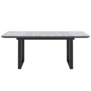  Worldwide Home Furnishings Gavin/Devo 207-360_087BK 7 pc Dining Set - Black with Black Chair IMAGE 4
