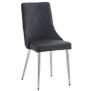  Worldwide Home Furnishings Gavin/Devo 207-360_087BK 7 pc Dining Set - Black with Black Chair IMAGE 7