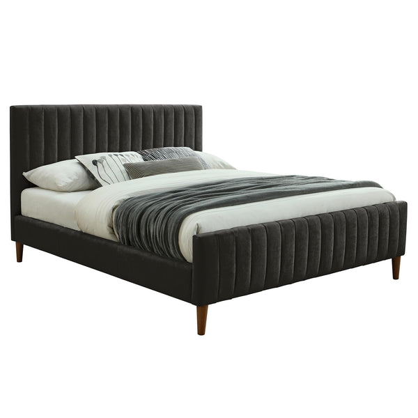 !nspire Hannah 101-622Q-CH 60" Queen Platform Bed - Charcoal IMAGE 1