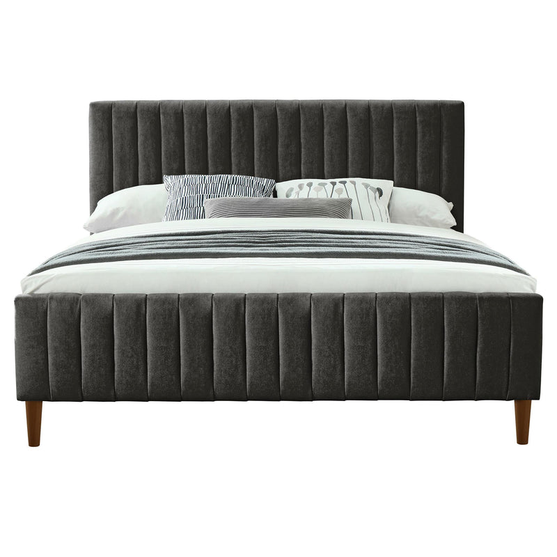 !nspire Hannah 101-622Q-CH 60" Queen Platform Bed - Charcoal IMAGE 3