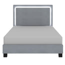 !nspire Lumina 101-088Q-GY 60" Queen Platform Bed w/Light - Grey IMAGE 4