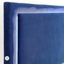 !nspire Lumina 101-088K-BL 78" King Platform Bed w/Light - Blue IMAGE 5