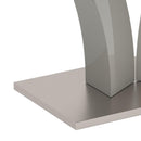  Worldwide Home Furnishings Napoli/Devo 207-545_087LG 7 pc Dining Set - Grey with Light Grey Chair IMAGE 6