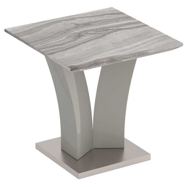 !nspire Napoli 501-545GY Accent Table - Light Grey IMAGE 1