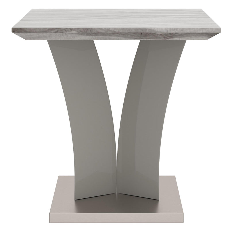 !nspire Napoli 501-545GY Accent Table - Light Grey IMAGE 3