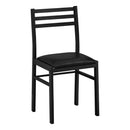 Monarch I 1003 3 pc Dining Set - Dark Taupe/Black IMAGE 5