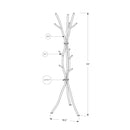 Monarch I 2061 74" Coat Rack - Hammered Silver IMAGE 10
