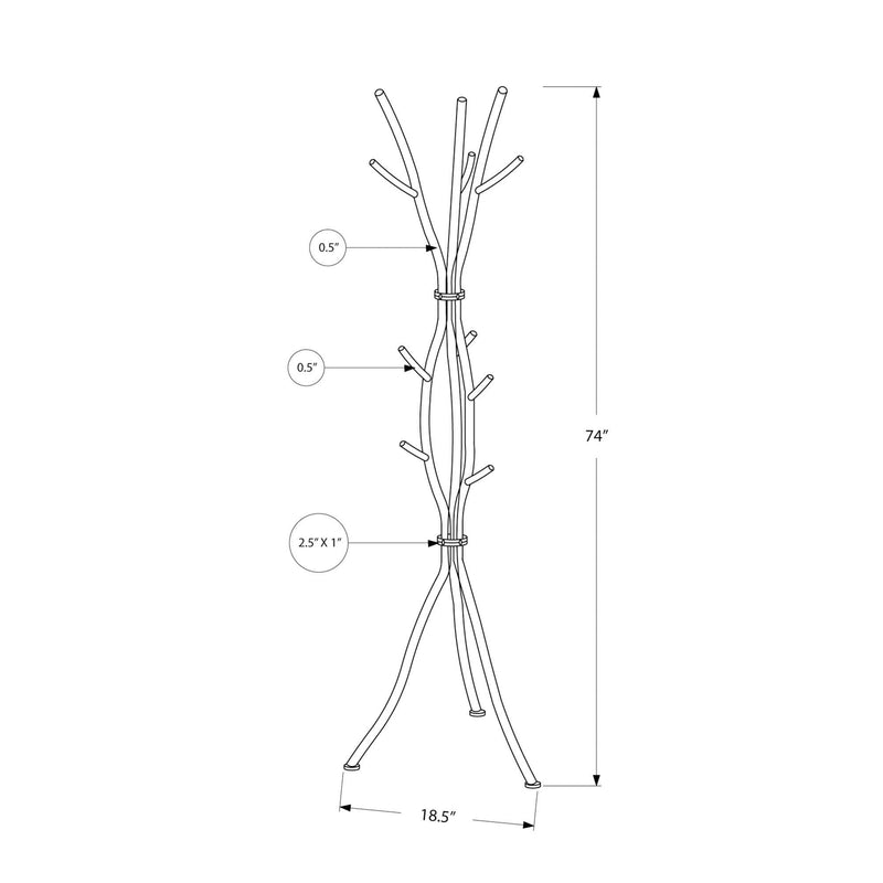 Monarch Coat Racks Coat Rack I 2061 IMAGE 10