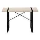 Monarch I 7659 Computer Desk - Modern Taupe/Black IMAGE 2