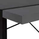 Monarch I 7660 Computer Desk - Modern Grey/Black IMAGE 6