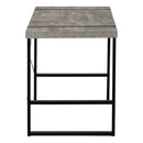 Monarch I 7661 Computer Desk - Grey Conctrete-Look/Black IMAGE 4