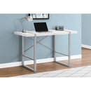Monarch I 7663 Computer Desk - White/Silver IMAGE 8