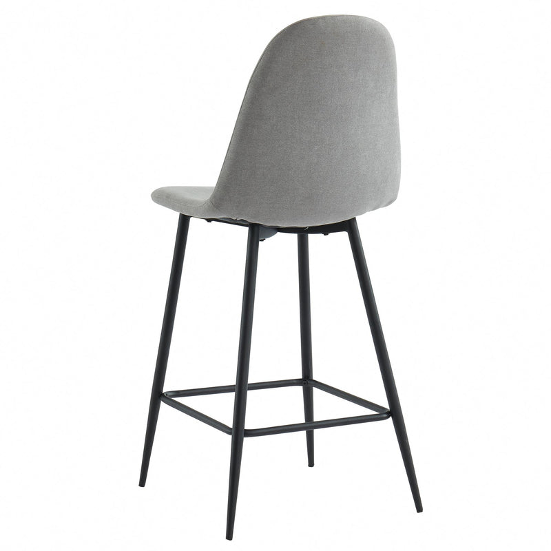 Worldwide Home Furnishings Onio Counter Height Stool 203-616BK/GY IMAGE 2