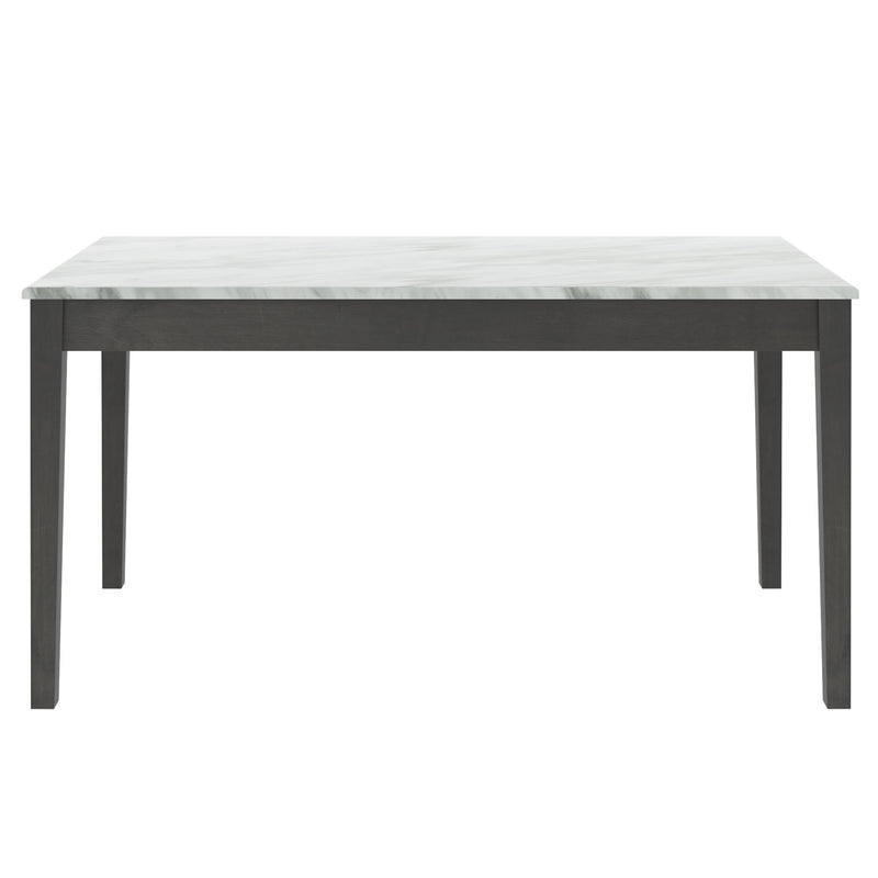 !nspire Pascal Dining Table with Faux Marble Top 201-548GY IMAGE 2