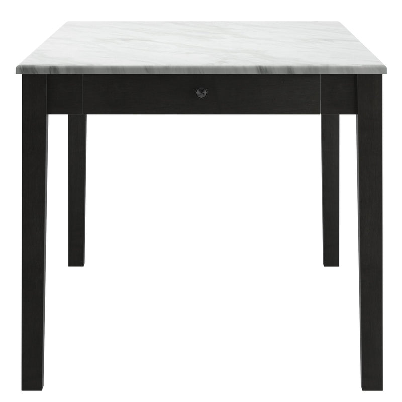 !nspire Pascal Dining Table with Faux Marble Top 201-548GY IMAGE 3