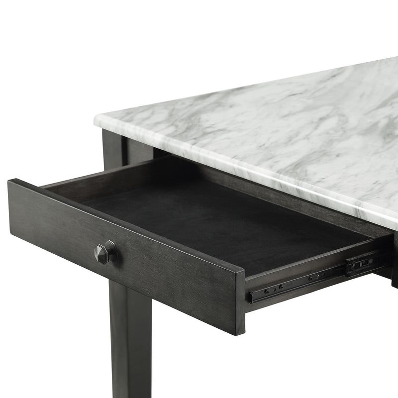 !nspire Pascal Dining Table with Faux Marble Top 201-548GY IMAGE 5