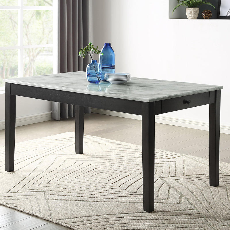 !nspire Pascal Dining Table with Faux Marble Top 201-548GY IMAGE 7