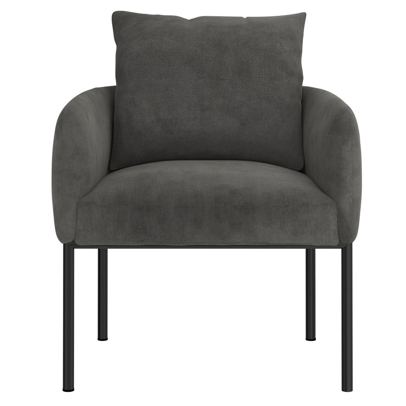 !nspire Petrie 403-556CH/BK Accent Chair - Charcoal and Black IMAGE 4