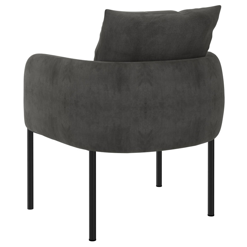 !nspire Petrie 403-556CH/BK Accent Chair - Charcoal and Black IMAGE 5