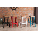 Acme Furniture Jacotte 72333 Bar Stool - Natural and Teal IMAGE 3