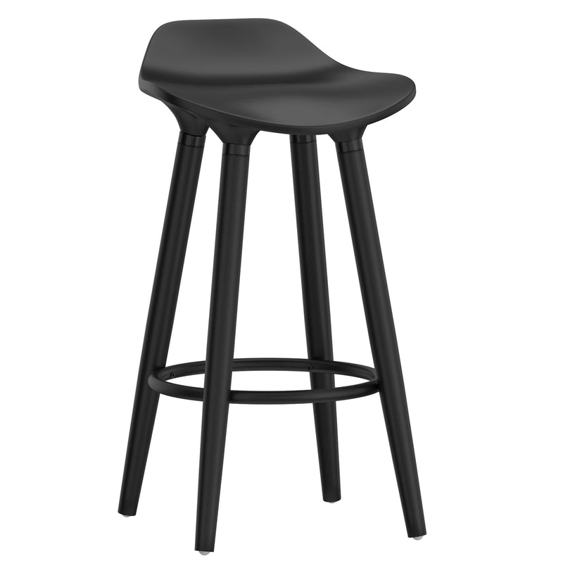 !nspire Trex 203-990BK 26" Counter Stool - Black IMAGE 1