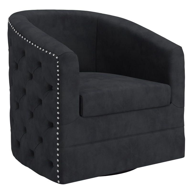 !nspire Velci 403-373BK Accent Chair - Black IMAGE 1