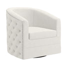 !nspire Velci 403-373IV Accent Chair - Ivory IMAGE 1