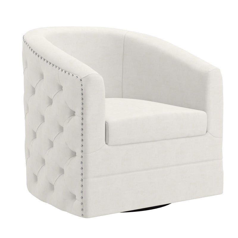 !nspire Velci 403-373IV Accent Chair - Ivory IMAGE 1