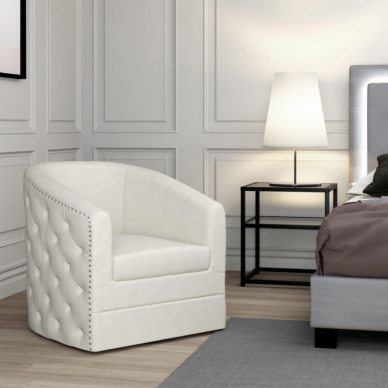 !nspire Velci 403-373IV Accent Chair - Ivory IMAGE 2