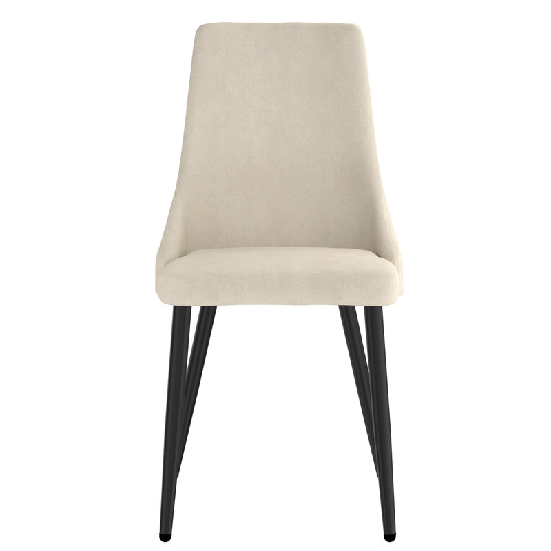 Worldwide Home Furnishings Venice 202-536BEG Dining Chair - Beige and Black IMAGE 5