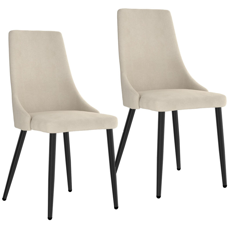 Worldwide Home Furnishings Venice 202-536BEG Dining Chair - Beige and Black IMAGE 7
