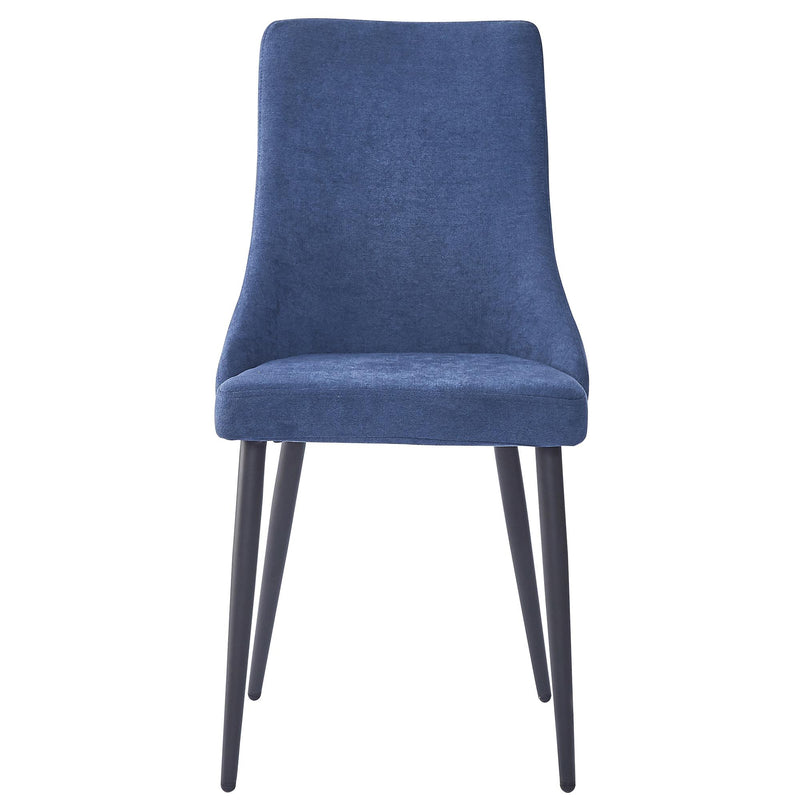 Worldwide Home Furnishings Venice 202-536BLU Dining Chair - Blue and Black IMAGE 5