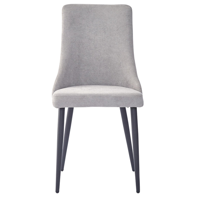 Worldwide Home Furnishings Venice 202-536GRY Dining Chair - Grey and Black IMAGE 5