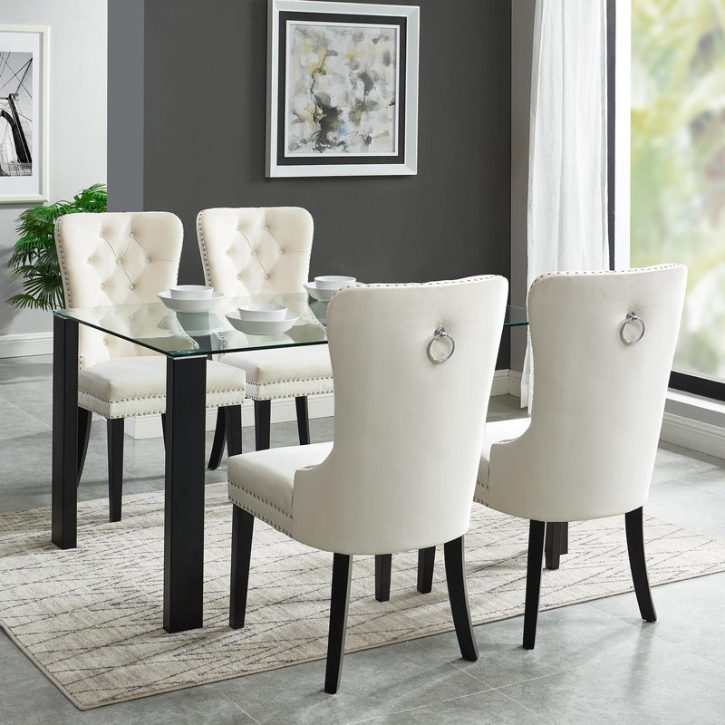 Worldwide Home Furnishings Vespa/Rizzo 5 pc Dinette 207-577/080IV IMAGE 1