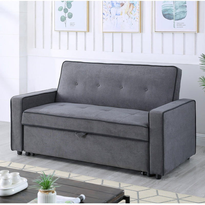 IFDC Fabric Sleeper Loveseat IF 9051 IMAGE 1