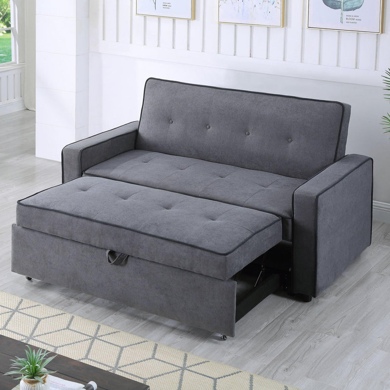 IFDC Fabric Sleeper Loveseat IF 9051 IMAGE 2