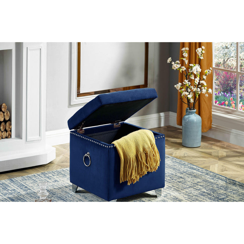 IFDC Fabric Storage Ottoman IF 6297 IMAGE 2