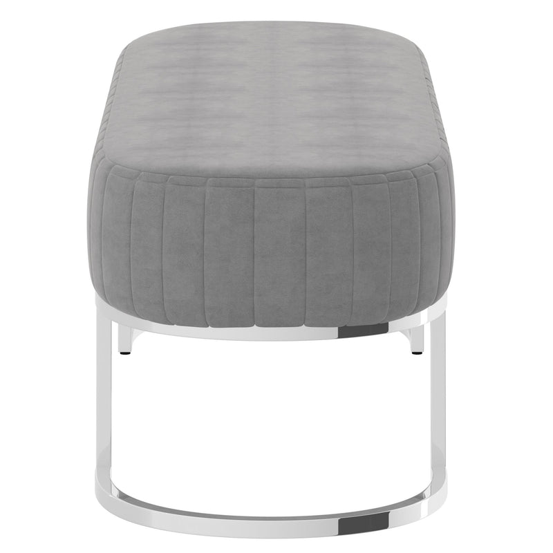 !nspire Zamora Bench 401-534GRY/CH IMAGE 3